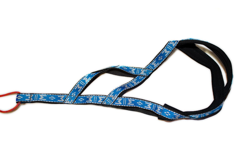 ManMat Classic X-Back Harness Reflective Blue